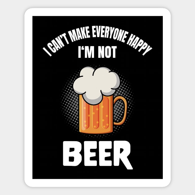 Funny Beer Lover Alcohol Quote Humor Magnet by Foxxy Merch